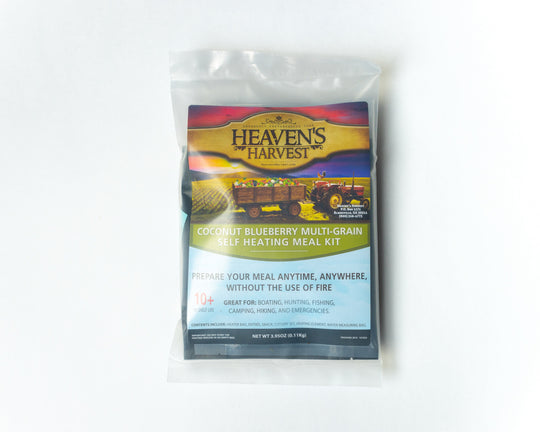 Heaven's Harvest: Self-Heating Meal Kit - Coconut Blueberry Multi-Grain