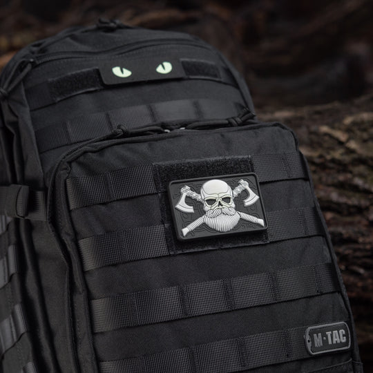 M-Tac Bearded Skull with Axes 3D PVC