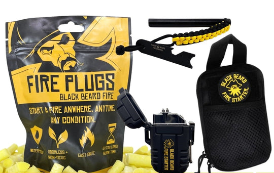 Black Beard: Fire Plug Kit | Fire Starter Kit
