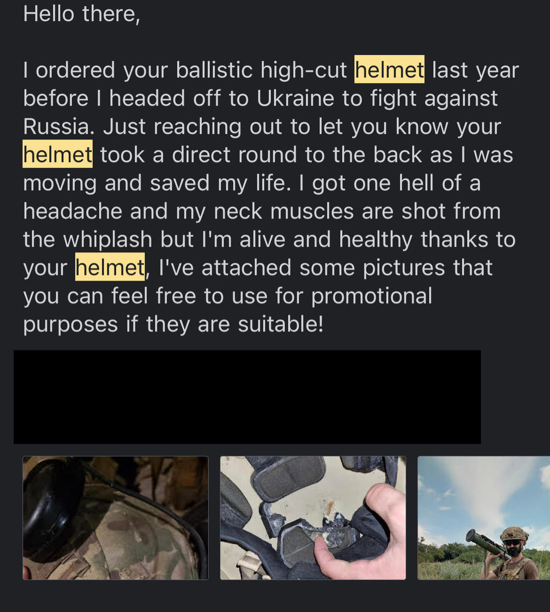 Ballistic Helmet RT2 High Cut Level IIIA Helmet