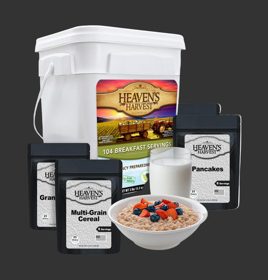 Heaven's Harvest: Breakfast Bucket | Emergency Survival Food Kit