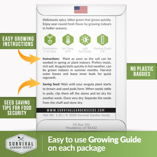 Survival Garden Seeds: Farmers Survival Seed Vault - 100 Varieties