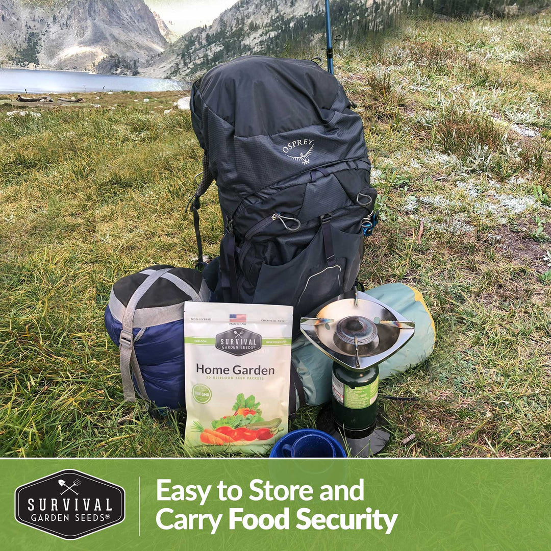 Survival Garden Seeds: Home Garden Seed Collection - 30 Pack of Vegetables & Herb Seeds