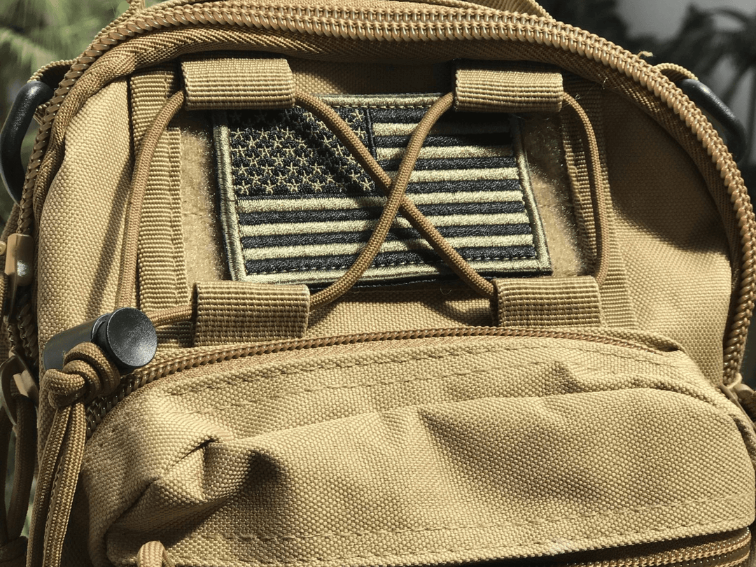 Jupiter Gear: Tactical USA Flag Patch with Detachable Backing