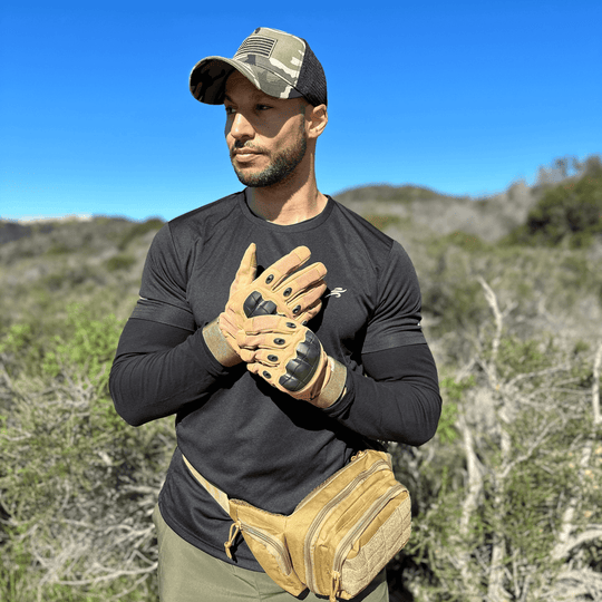 Jupiter Gear: Tactical Military Airsoft Gloves for Outdoor Sports, Paintball, and Motorcycling with Touchscreen Fingertip Capability