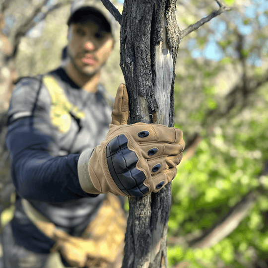 Jupiter Gear: Tactical Military Airsoft Gloves for Outdoor Sports, Paintball, and Motorcycling with Touchscreen Fingertip Capability