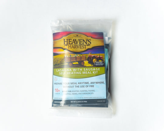 Heaven's Harvest: Self-Heating Meal Kit - Lasagna with Sausage