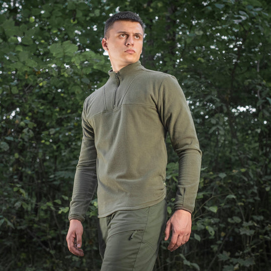 M-Tac Delta Fleece Jacket - Tactical Underwear Top Sweater 1/4 Zip