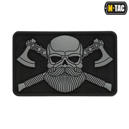 M-Tac Bearded Skull with Axes 3D PVC