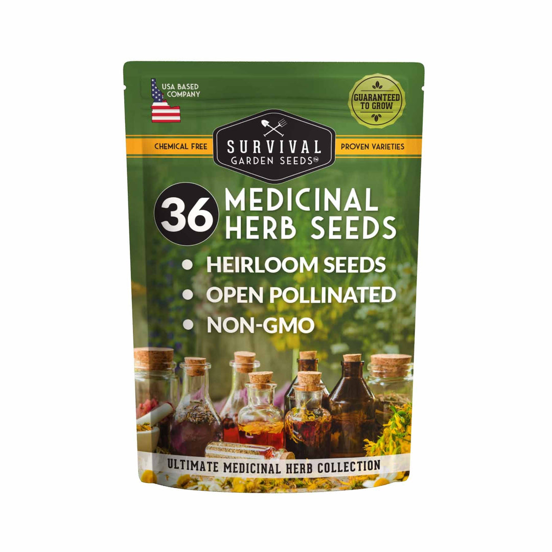 Survival Garden Seeds: Ultimate Medicinal Herb Seed Collection - 36 Medicinal Herbs
