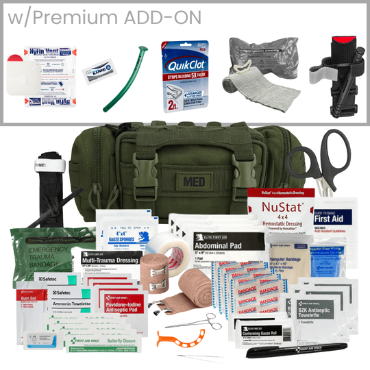ViTAC Solutions: Rapid Response First Aid Kit w/Bleeding Control | Compact Field Medical Pack