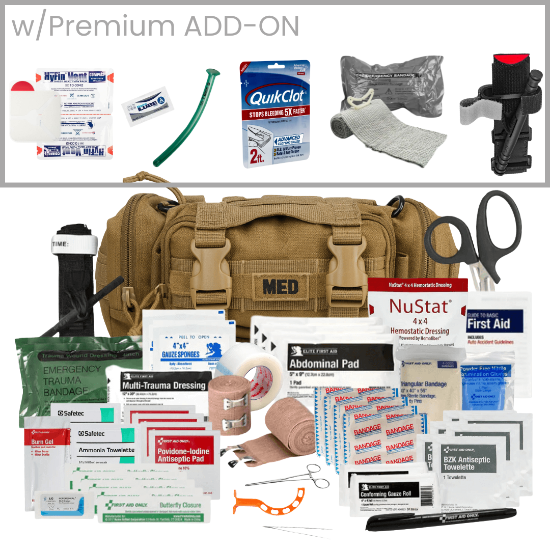 ViTAC Solutions: Rapid Response First Aid Kit w/Bleeding Control | Compact Field Medical Pack