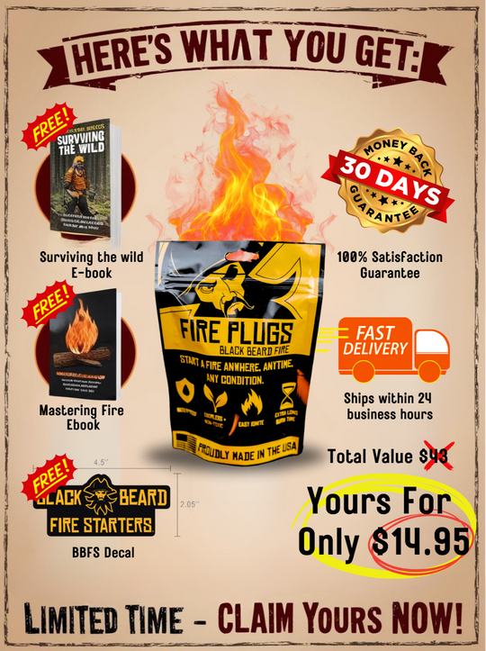 Black Beard: Fire Plugs - Fire Starter Tinder
