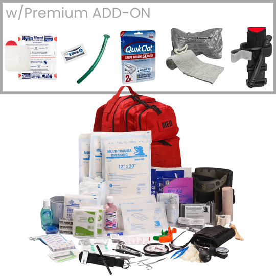 ViTAC Solutions: Advanced Tactical Trauma Kit | First Aid Backpack w/Bleeding Control & Trauma Care