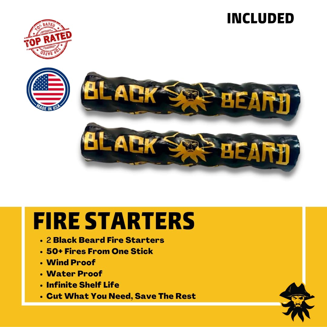 Black Beard: The Hard Times Strong Men | Fire Starter Kit