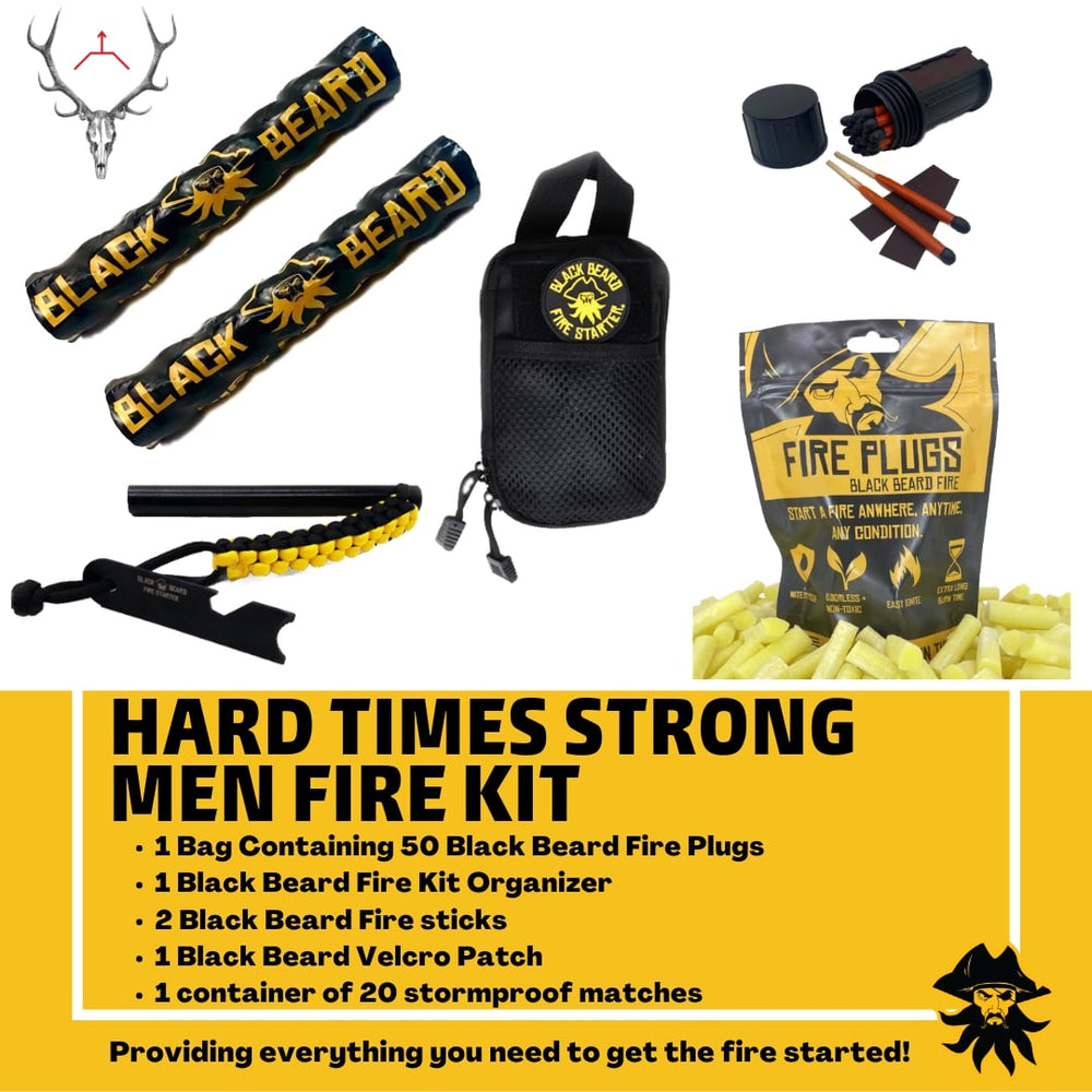 Black Beard: The Hard Times Strong Men | Fire Starter Kit