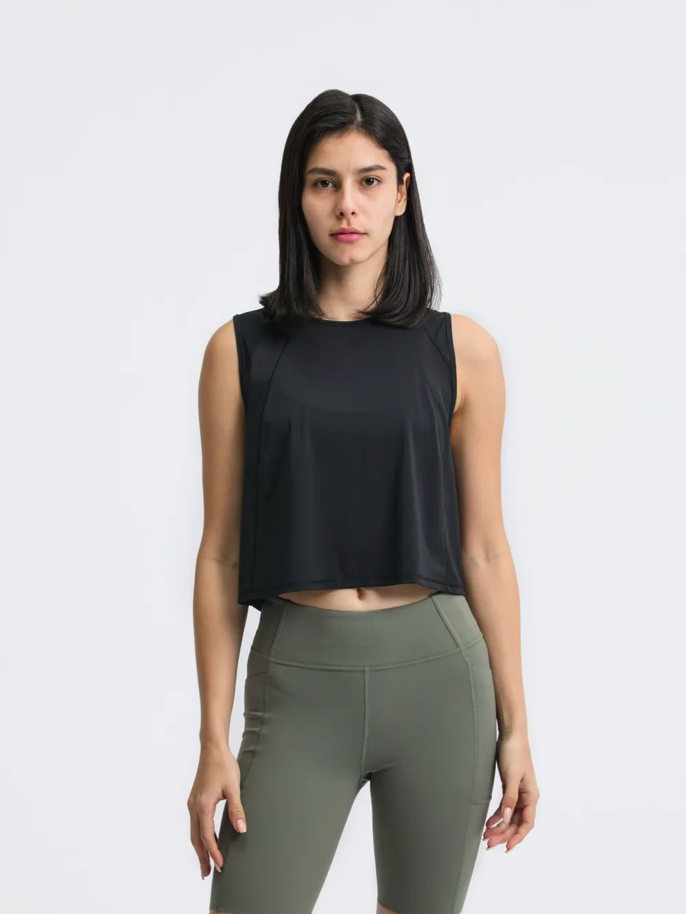 Jupiter Gear: Round-Neck Cropped Tank
