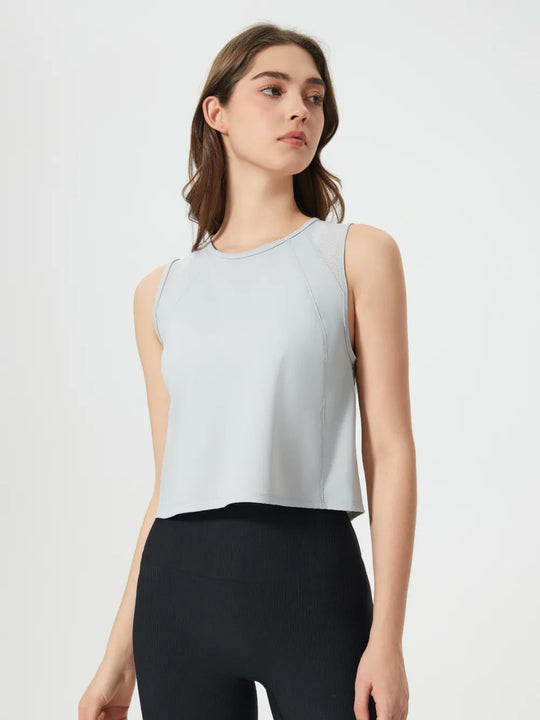 Jupiter Gear: Round-Neck Cropped Tank