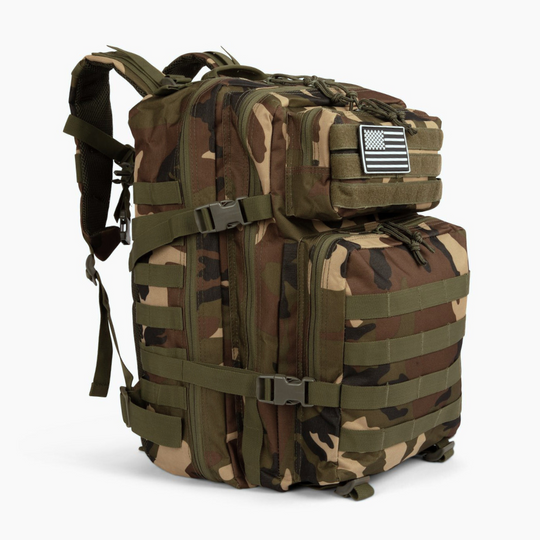 Jupiter Gear: Military 3P Tactical 45L Backpack Army 3 Day Assault Pack Molle Bag Rucksack Range Bag