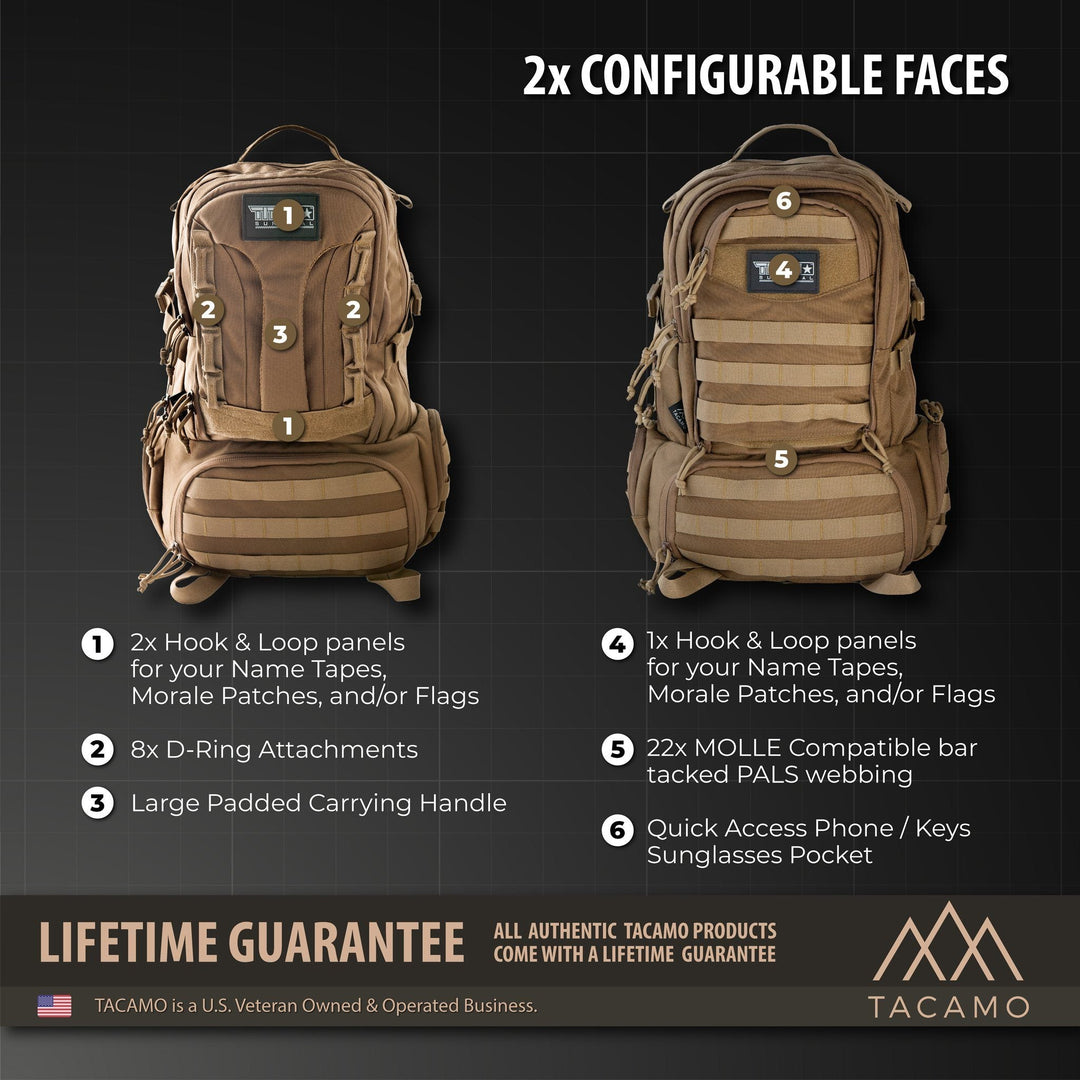 TITAN Survival: BC50 50L 72-Hour Tactical Backpack