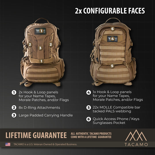 TITAN Survival: BC50 50L 72-Hour Tactical Backpack