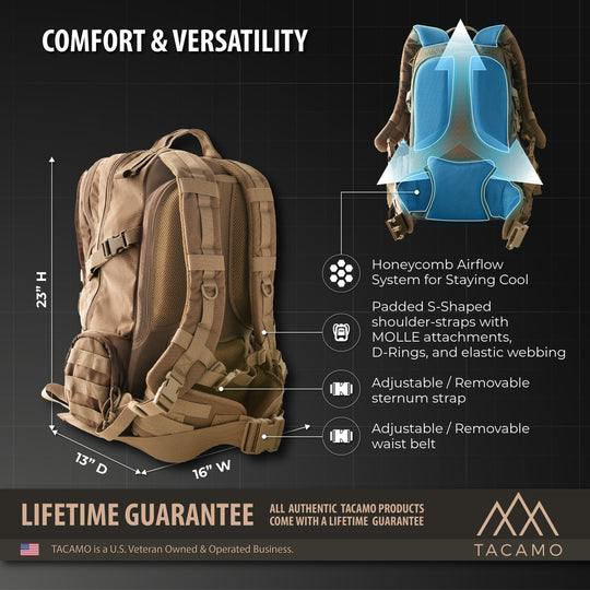 TITAN Survival: BC50 50L 72-Hour Tactical Backpack