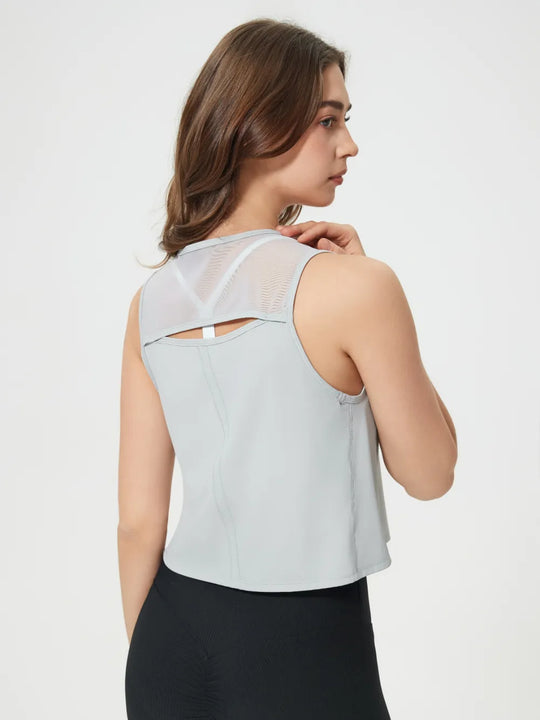 Jupiter Gear: Round-Neck Cropped Tank