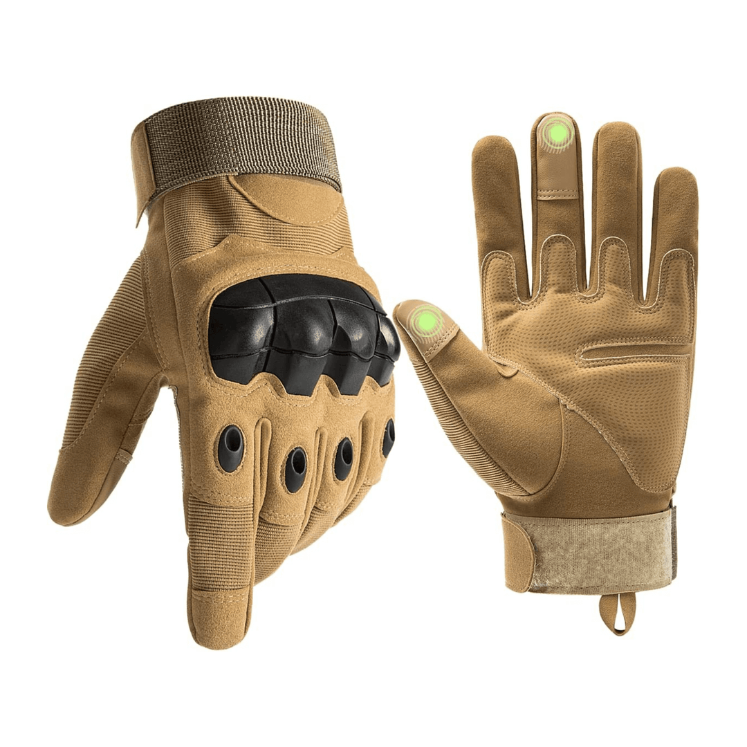 Jupiter Gear: Tactical Military Airsoft Gloves for Outdoor Sports, Paintball, and Motorcycling with Touchscreen Fingertip Capability