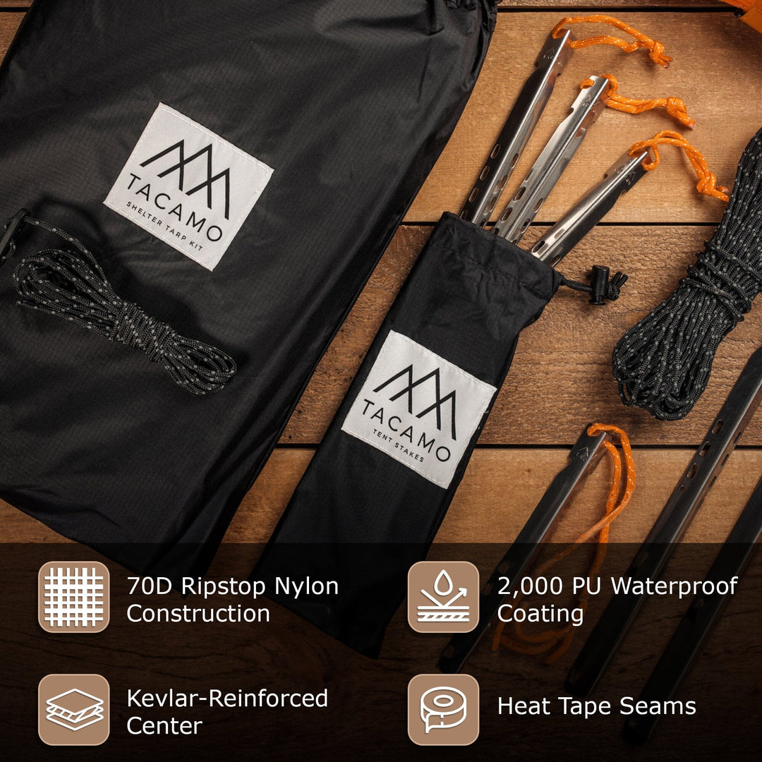 TITAN Survival: TACAMO Bushcraft Reflective Shelter Tarp