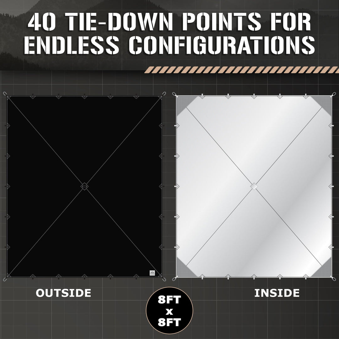 TITAN Survival: TACAMO Bushcraft Reflective Shelter Tarp