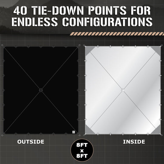 TITAN Survival: TACAMO Bushcraft Reflective Shelter Tarp