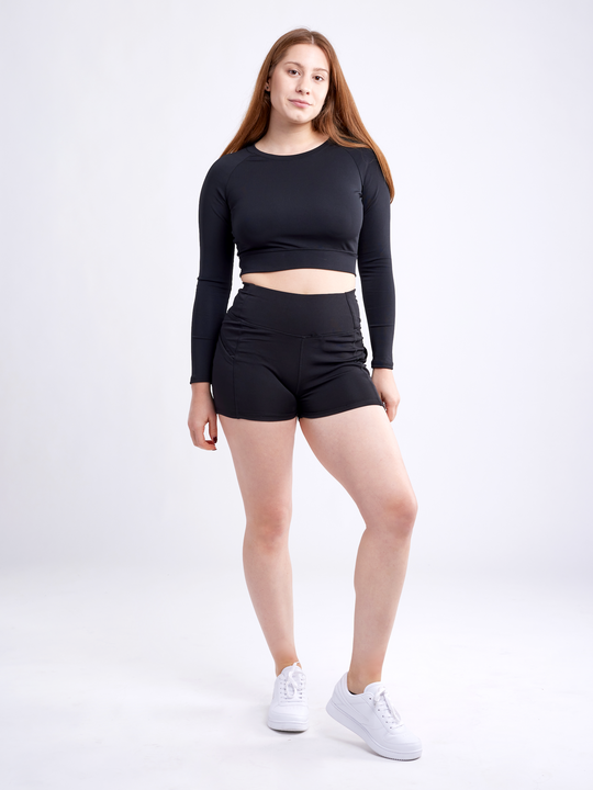 Jupiter Gear: Long-Sleeve Crop Top