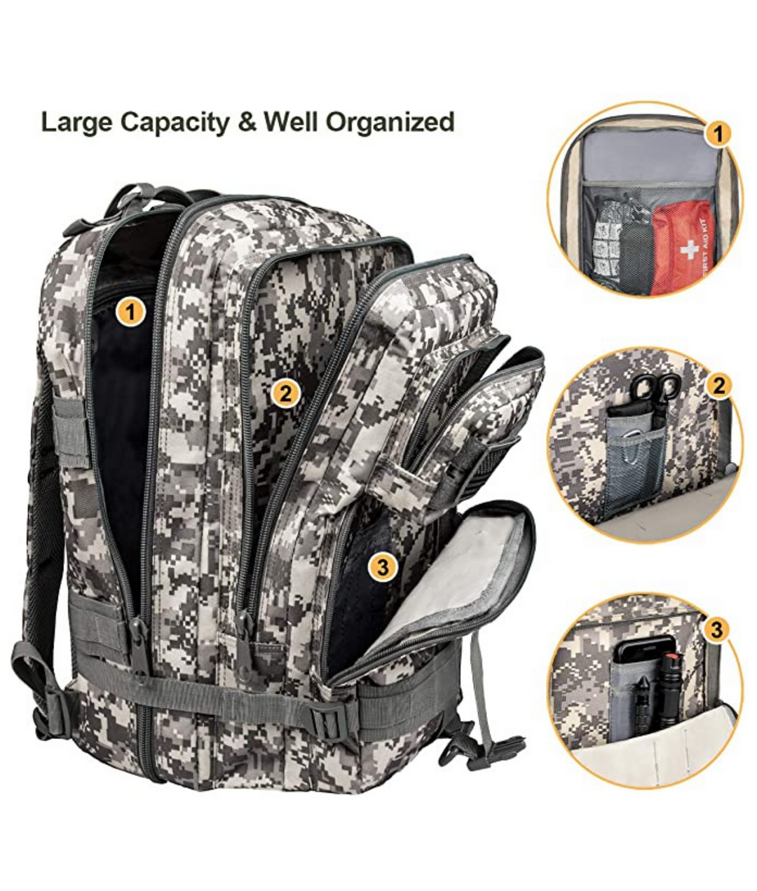Jupiter Gear: 25L Backpack Molle Bag Rucksack Range Bag