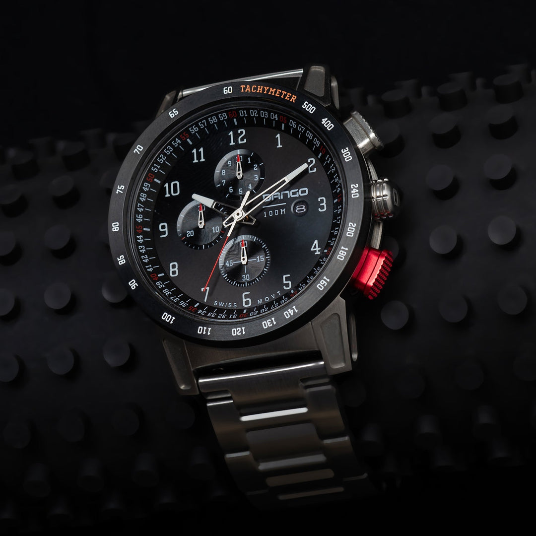 Dango: CR-01 - CHRONO WATCH WITH METAL BRACELET
