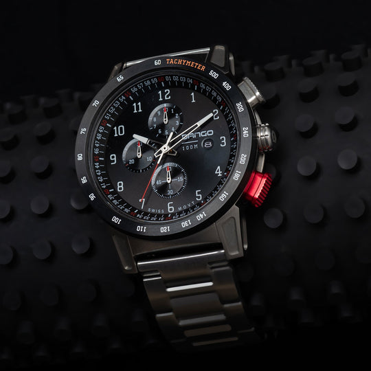 Dango: CR-01 - CHRONO WATCH WITH METAL BRACELET