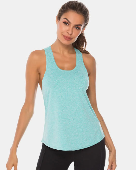 Jupiter Gear: Scoop-Neck Long Tank Top