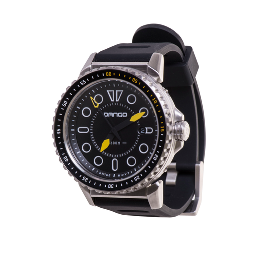 Dango: DV-01 - DIVE WATCH WITH SILICONE SPORT STRAP
