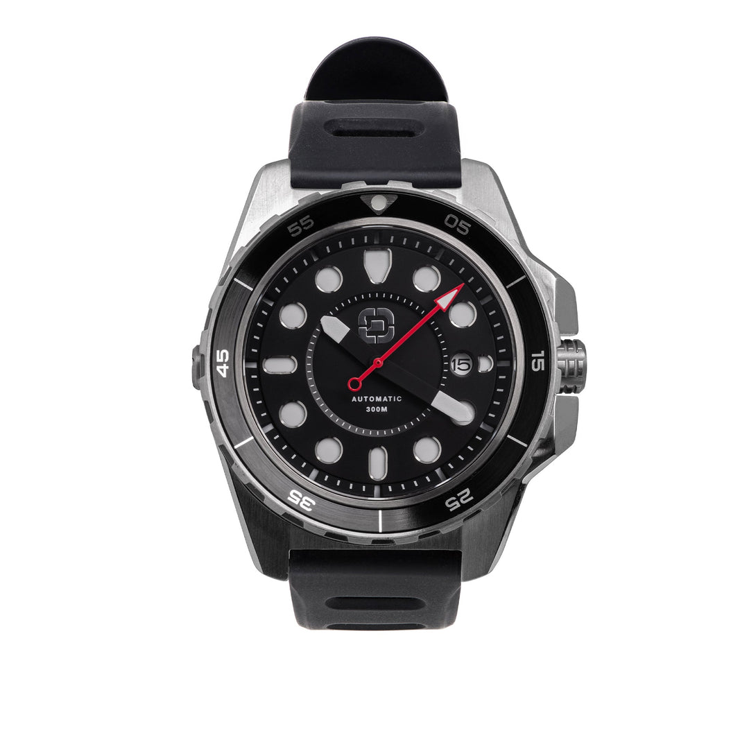 Dango: DV-02 - AUTOMATIC DIVE WATCH WITH SILICONE SPORT STRAP