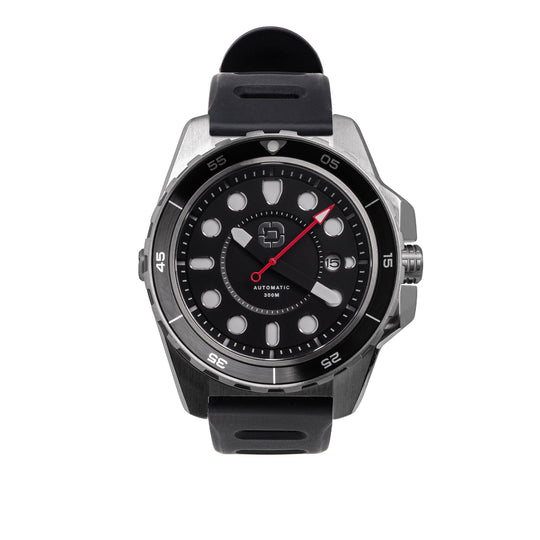 Dango: DV-02 - AUTOMATIC DIVE WATCH WITH SILICONE SPORT STRAP