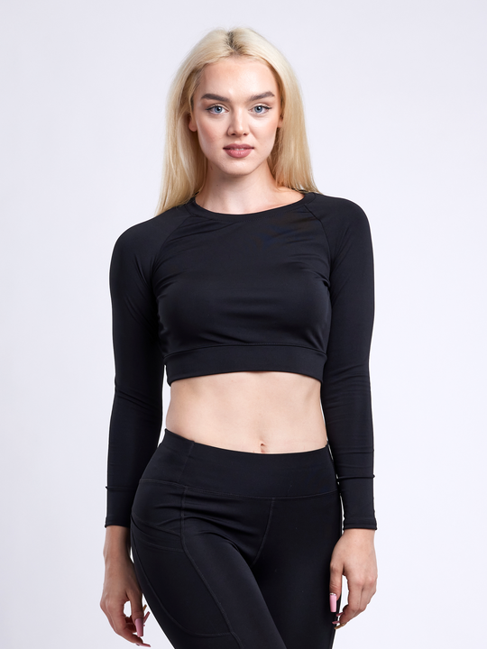 Jupiter Gear: Long-Sleeve Crop Top