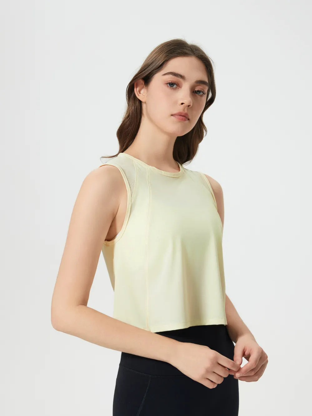 Jupiter Gear: Round-Neck Cropped Tank
