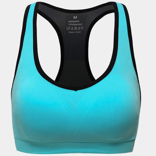 Jupiter Gear: Women’s Stylish Racerback Athletic Sports Bra | Padded Seamless High Impact Support for Yoga, Gym Workouts, Fitness Training and Running