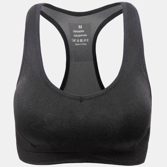 Jupiter Gear: Women’s Stylish Racerback Athletic Sports Bra | Padded Seamless High Impact Support for Yoga, Gym Workouts, Fitness Training and Running