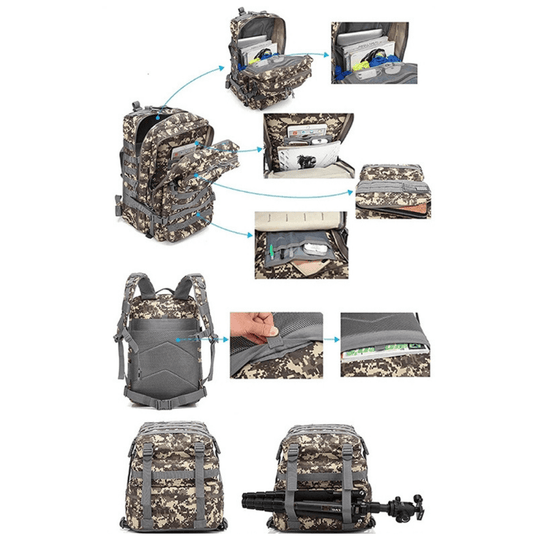 Jupiter Gear: Tactical 45L Molle Rucksack Backpack