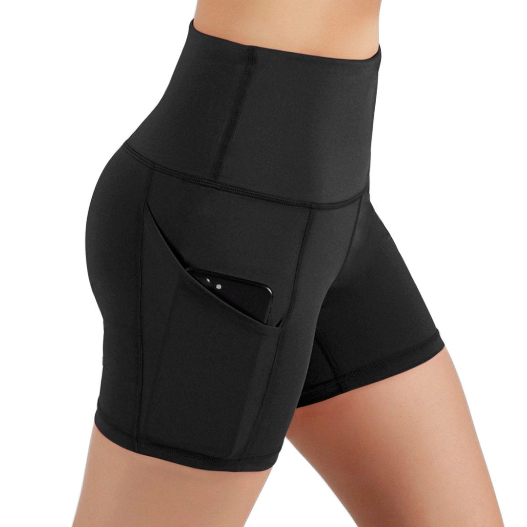 Jupiter Gear: Jolie High-Waisted Athletic Shorts with Hip Pockets
