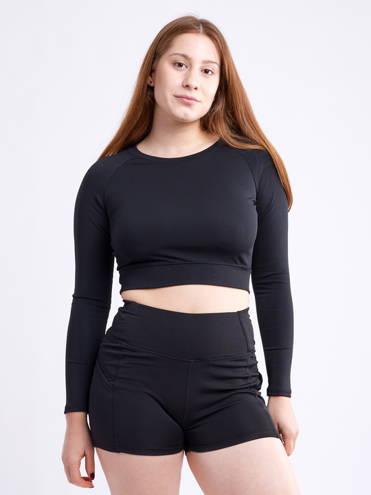 Jupiter Gear: Long-Sleeve Crop Top