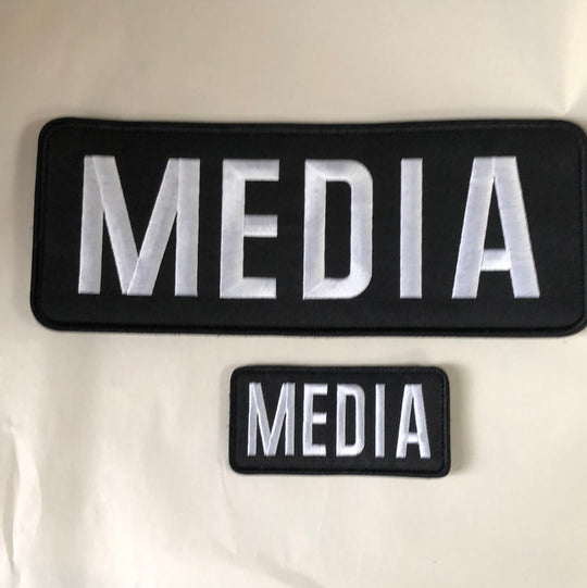 MEDIA Patches w/ Hook and Loop
