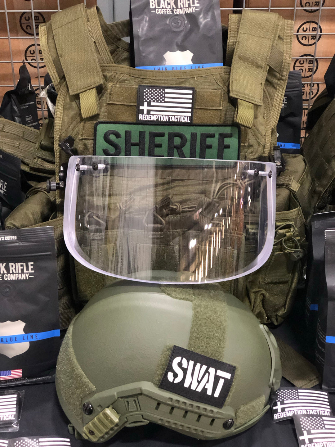 Ballistic Glass Face Shield Level IIIA