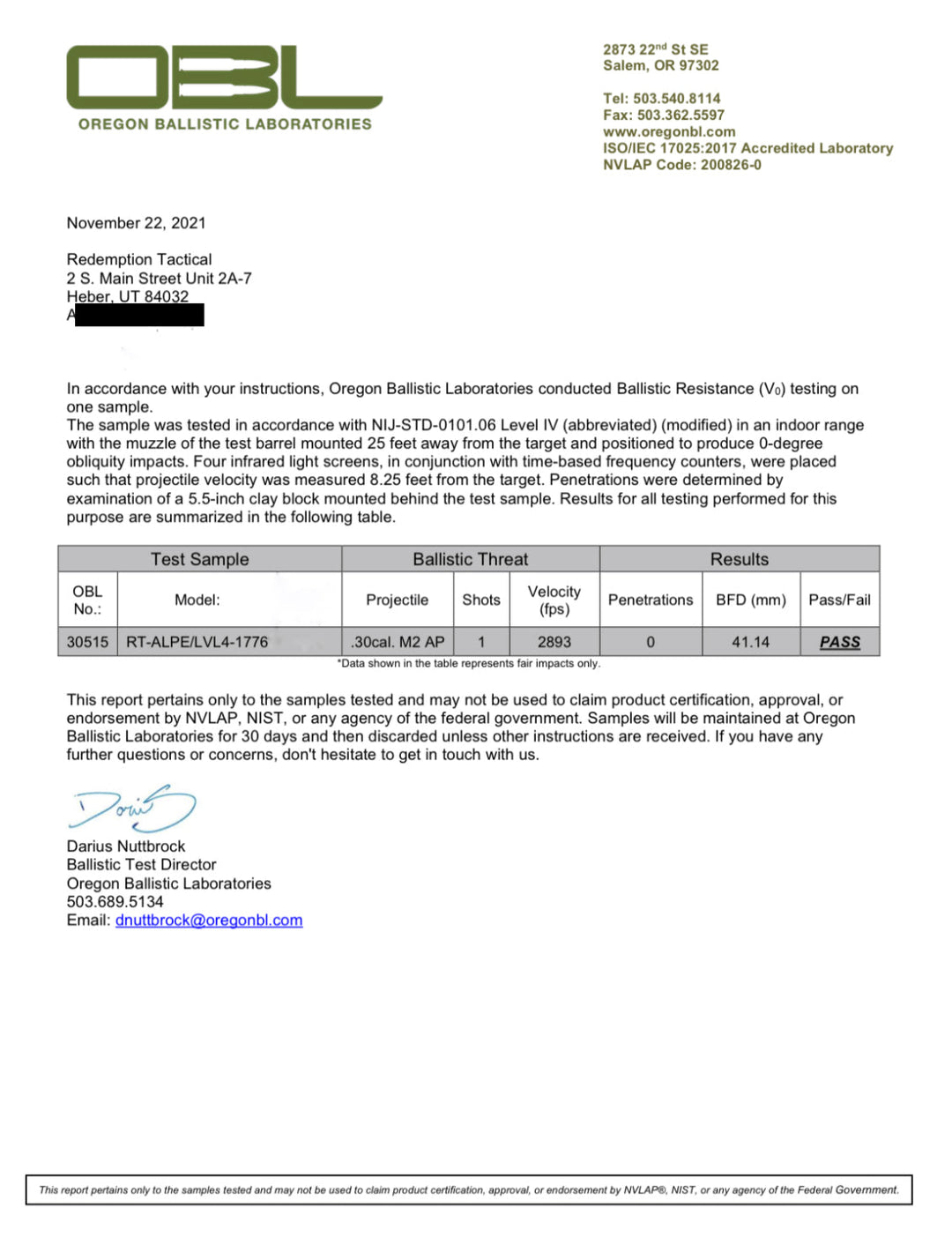 Ballistic Plates Level IV