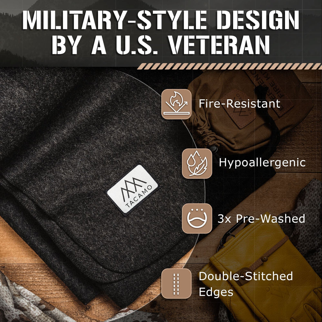 TITAN Survival: Military-Style Wool Blanket